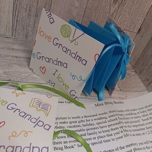 2 Mini Brag Book Scrapbook Grandparents‎ gifts kits Instructions scrapbooking